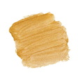 gold acrylic paint banner vector image