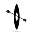 kayak icon vector image