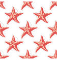 sea star pattern 2 vector image vector image