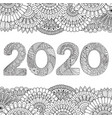 2020 vector image vector image