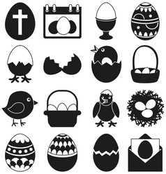 Black and white baloon silhouette Royalty Free Vector Image