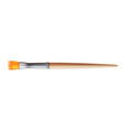 3d paint brush for acrylic oil paints vector image vector image