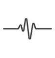 art design heartbeat pulse vector image
