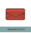 fashion bag isolated on white vector image