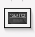 realistic frame perfect for your presentations vector image vector image