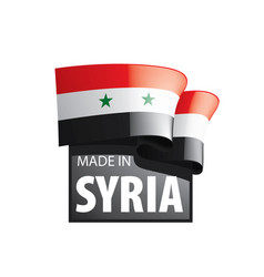 Syria flag Royalty Free Vector Image - VectorStock
