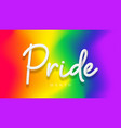 banner for lgbtq pride month vector image