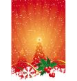 christmas background vector image