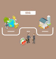 3d isometric flat conceptual vector image vector image