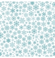 christmas seamless pattern from snowflakes vector image vector image