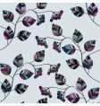 floral wallpaper pattern vector image