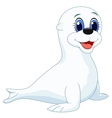 Cute baby seal cartoon Royalty Free Vector Image