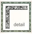 elegant frame vector image