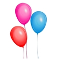 color glossy balloons set vector image