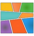 comics book background vector image