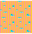 pixel cube shapes seamless pattern vector image