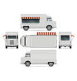 food truck template vector image vector image