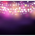 string lights background vector image