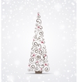 christmas tree vector image