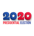 2020 presidential election in usa vector image vector image