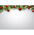 christmas background vector image