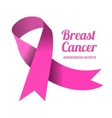breast cancer awareness symbol vector image