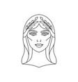 greek goddess of demeter vector image