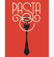 pasta design vector image
