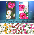 phone cover with roses vector image