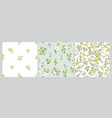 design of spring print with flowers for textile vector image