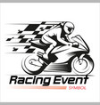 racing vector image