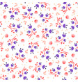 simple feminine flower seamless pattern vector image vector image
