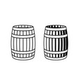 barrel vector image vector image