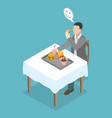 3d isometric flat conceptual vector image vector image