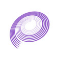 spiral design element vector image vector image