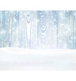 winter background vector image