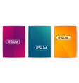 simple trendy covers template set of minimal vector image