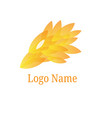 bird head logo vector image
