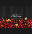 christmas background with realistic vector image vector image