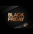 printblack friday limited sale offer dark vector image