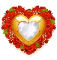 roses and jewelry vector image