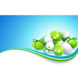 easter background vector image vector image