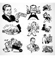 retro money graphics vector image vector image