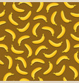 bananas seamless pattern on dark background vector image vector image