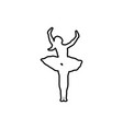 dancing icon design template isolated vector image vector image