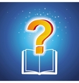 education concept with book icon vector image vector image