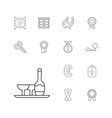 13 badge icons vector image vector image