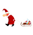 christmas santa claus vector image