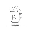 beer logo vector image