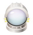 astronaut helmet flat vector image